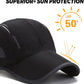 CLAPE Outdoor Sun Visor Hats Lightweight Waterproof Breathable Sports Hat UPF50+ Ultra Thin Cooling Baseball Hats