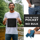 Pocket-Sized Sweat Towels - The Original Sweat Absorbing Handkerchiefs - Quick-Dry Microfiber Sweat Rags for Face, Hands, & Body - Men & Women - Gym, Sports, and Work (Neutrals: 10 Pack)