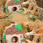 Natural Hamster Bedding - Flowers, Herbs, Sprays, Treat Cereal Grain for Cage Habitat Enclosure Decor - Hamster Chews for Dwarf Syrian Gerbils, Mice, Rat Forage - Pet Accessories