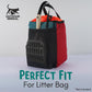 Travel Litter Box for Cats Small & Foldable - Non-Stick Portable Litter Box for Cat Traveling, No-Mess, Collapsible Litterbox (Essentials Traveling with Cats by Car, Plane, and Camping)