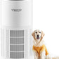 Air Purifiers for Home Large Room up to1600 ft², VNIUP H14 True HEPA Air Purifier for Bedroom, PM 2.5 Display Air Quality Sensor Air Cleaner for for Home Pets Dorm Room Bedroom Office, ZQA-6000A