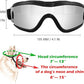 Small Dog Sunglasses with Adjustable Strap UV Protection, Winproof Puppy Sunglasses, Suitable for Dogs Eyes Protection，Soft Dog Goggles