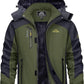 TACVASEN Winter Jacket Men's Water-Resistant Fleece Jacket Snow Ski Jacket Military Tactical Jacket Coat Parka Hood Raincoat