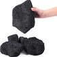 2-8 Inches Large Natural Black Lava Rock 5 PCS Aquarium Rocks for Aquascaping, Aquarium Landscaping, Terrariums, Fish Tank Decoration, Vivariums, Paludarium, Reptile and Amphibian Enclosures