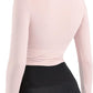 Women Tie Front Shrug Long Sleeve Bolero Cardigan Lightweight Casual Tops