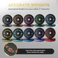 2 Inch Bumper Plates，10-500lbs，Barbell Rubber Olympic Weight Plates Set for Home Gym, Strength Training & Weight Lifting, Multiple Options Colors