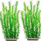 DSkoiph 2 pcs Aquarium Decor Plastic Plants Extra Large 21 Inches Artificial Fish Tank Plants Tall Fish Tank Decorations Artificial Green Water Plants (Green)
