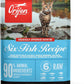ORIJEN Grain Free High Protein Premium Dry Cat Food Six Fish Recipe 12lb Bag