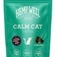 Hemp Well Calm Cat Soft Chews - Anxiety & Stress Relief Formula, Organic Ingredients, Soothes & Relaxes, Improves Behavior, 60 Count