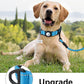 TagME Airtag Dog Collar,Waterproof Reflective Pet Collar with Airtag Holder,Soft Padded and Double D-Rings for Large Dogs,Light Blue