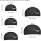 COOLMATE Fabric Swim Cap for Adult Women Men Kid 3 4 6 8 14 16, Silicone Water Resistant Layer, Cloth Swim Cap Gifts for Swimmers, Lightweight for Pool, Lap Swimming (1 pc)