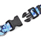 Mercano Adjustable Dog Collar - Special Design Patterns, Soft Nylon Comfortable Durable Pet Collar for Small Medium Large Dogs (L, Dog Camouflage Blue)