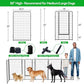 Dog Playpen Outdoor 16 Panels Heavy Duty Dog Pen 26" W×50" H Anti-Rust Exercise Fence with Doors for Large/Medium Pet Play for RV Camping Yard