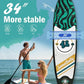 11'Stand Up Paddle Boards Surf Control with Premium SUP Board Accessories Backpack & Removable Fins, 34" Wide Inflatable Paddle Boards of All Skill Levels