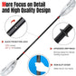Kayak Paddle with Aluminum Shaft and Reinforced PP Blade, Floating Kayak Oar for Kayaking Canoeing and Boating, 220 cm/86 inches - 230 cm/90 inches