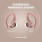 Back Bay Audio - Runner's Wireless Earbuds Bluetooth Headphones for Sports, Hook Over The Ear Buds, Deep Bass, Wrap Around Earphones with Earhooks for Running, Workout Wireless Headphones for The Gym