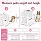 Pecute Cat Backpack Carrier, Expandable Cat Carrier Backpack with Breathable Mesh, Pet Carrier Backpack for Cats Small Dogs Puppies, Dog Backpack Carrier Great for Travel Hiking Camping Outdoor