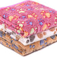 3 Pcs Washable Guinea Pig Blankets Absorbent Small Animal Fleece Bedding Cage Liners Reusable Pet Pee Pad Sleep Mat Pad Cover for Hamster Ferret Rabbit Chinchilla Hedgehog (Multi, Muitisize)