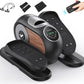 MERACH Under Desk Elliptical Machine, Ellipse Leg Exerciser as Seen on TV for Seniors with Remote Control & 12-Speeds, Quiet Portable Electric Seated Pedal Exerciser Machine for Home Office