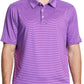 Mens Golf Shirt Moisture Wicking Dry Fit Performance Sport Short Sleeve Striped Golf Polo Shirts for Men