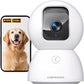 5G Security Camera Indoor, 3K Pet/Dog Camera with Speaker/Phone App, PTZ WiFi Baby Monitor Cameras for Home Security, 0-Glow Night Vision 2-Way Talk, AI Tracking Facial Recognition Time Lapse