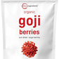 Organic Goji Berries, 32 Ounces | 100% Natural Sun-Dried Whole Fruit | Sulfate & Additive Free | Large Berry Form, Great Flavor for Drinks, Snacks, & Beverages | Non-GMO & Vegan