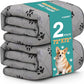 2 Pack Extra Large 72"X72" Washable Pee Pads for Dogs Super Absorbent Dog Training Pads Non-Slip Waterproof Pet Training Pads Mats Whelping Pads for Dogs Cats Puppy