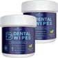 NOVEHA Pets Dental Finger Wipes for Dogs & Cats | Freshens Breath, Reduces Plaque | Healthier Gums | Clean Teeth No Toothbrush | Vet Recommended Effective Natural Oral Care (100 pcs, Mint)