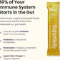 Blume New SuperBelly Gut Health and On-The-Go Hydration Packets, Sugar-Free, with Prebiotics, Probiotics, Apple Cider Vinegar, Vitamin C, and Electrolytes, Lemon Ginger, 15 Sticks