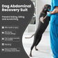 Nanaki Dog Wound Care Shirt, Dog Leg Sleeve To Stop Licking Rear Leg And Abdomen, Doggy Surgery Suit Female Spay,Doggy Onesie For Surgery Female Male, Pet Surgical Recovery Suit Pet Wound Heal Clothes