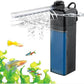 Internal Fish Tank Filter, 12W Adjustable Water Flow Submersible Aquarium Filter Pump for 40~60 Gallon Freshwater or 25~45 Gallon Saltwater, 2 Mode Aeration & Rainfall, TE-900(250GPH)
