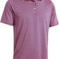 Men's Golf Polo Shirts Short Sleeve Striped Performance Moisture Wicking Dry Fit Golf Shirts for Men