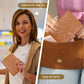 Melsbrinna Rfid Passport Holder for Travel women/Men, Cute Passport Wallet Rfid Blocking Card Slots, Rfid Passport Cover/CaseTravel Wallet, Passport Book Holder (1, LG BROWN)
