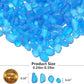 Sea Glass Stones - 2.9LB/46.4oz Aquarium Frosted Glass Pebbles Gemstones - Perfect for Aquarium Rocks, Fish Tank Gravel, Vase Fillers, Seaglass DIY Crafts, and Home Decor