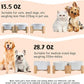 SPUNKYJUNKY 15° Slanted Ceramic Dog and Cat Bowl with Wooden Stand, Tilted Bulldog Food and Water Bowl No Slip Non-Spill for Cats Medium Dogs Big Face Pets 13.5 OZ (1.7 Cups, White × 2)