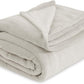 Bedsure Fleece Blanket Queen Blanket Linen - 280GSM Soft Lightweight Plush Cozy Blankets for Bed, Sofa, Couch, Travel, Camping