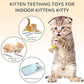 Retro Shaw Kitten Toys Catnip Ropes Cat Chew Toys, 6 Pack, Kitten Teething Toys for Indoor Cats Kitty, Safe Kitty Kicker Sticks Dental Toy