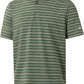 Rouen Mens Golf Shirt Moisture Wicking Dry Fit Performance Stripe Casual Collared Short Sleeve Golf Polo Shirts for Men