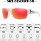 STORYCOAST Polarized Sports Sunglasses for Men Women Unbreakable Frame Cycling Fishing Driving
