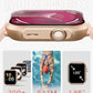 Smart Watch for Women for iPhone&Android: 100 Day+Battery Life, Smart watch(Answer/Make Calls) with 24/7 SpO2 Sleep Heart Rate Monitor,5ATM Waterproof,Fitness Tracker with 120+ Sport,Reloj Inteligente