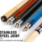 AKLOT Pool Cues,Set of 4 Pool 58" Cue Sticks Canadian Maple Wood Cue Stick for Professional Billiard Players 18 19 20 21 oz