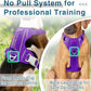 BARKBAY Dog Harness No Pull with ID Tag Pocket - Heavy Duty, Reflective, Easy Control for Large Dogs(Purple,L)