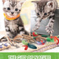 TINDTOP Silvervine Chew Sticks for Cats, 12 Pack Natural Catnip Chew Toys for Kittens Teeth Cleaning, Matatabi Dental Care, Increase Appetite Cat Dental Toy