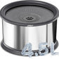 UPSKY 4.5L Dog Water Bowl,Large Capacity No Spill Dog Water Bowl,Stainless Steel Spill Proof Slow Water Feeder,No Splash Water Bowl with Anti-Slip Mat for Messy Drinkers Grey