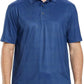 Men's Golf Polo Shirts Short Sleeve Striped Performance Moisture Wicking Dry Fit Golf Shirts for Men