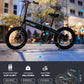 Gotrax 20" Folding Electric Bike with 40Miles (Pedal-assist1) by 48V Battery, 20Mph Power by Peak 500W, Adult Electric Bicycle with 5 Pedal-Assist Levels& LCD Display, Suitable for Commuting