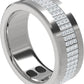Jewels Smart Ring Health Tracker 18.2mm, 5 Days Working Time, Sports Mode, Sleep Monitor, Heart Rate, Calorie Counter, Blood Oxygen – Silver