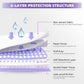 IMMCUTE Cat Pads 16.9" X 11.4", 50 Ct | Pee Pads for Cats | Thickened 6-Layer Super Absorbent Pads, Pee Pads for Tidy Cats Breeze Litter System | Cat Pee Pad for Litter Box