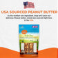 Canine Naturals Peanut Butter Chew - 100% Rawhide Free Dog Treats - Made with Real Peanut Butter - All-Natural and Easily Digestible - 2 Pack of 7 Inch Large Rolls for Dogs 50 lbs and up