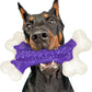 Tough Dog Chew Toys for Aggressive Chewers Large Medium Breed Bacon Flavor, Bone Toy Dog, Nylon Heavy Duty Extreme Indestructible Teething Training